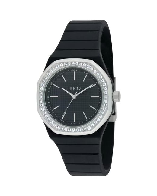 Liu Jo Yatch Lady TLJ2381 Orologio da donna con cassa in resina nera e cinturino in silicone di Liu Jo in Black