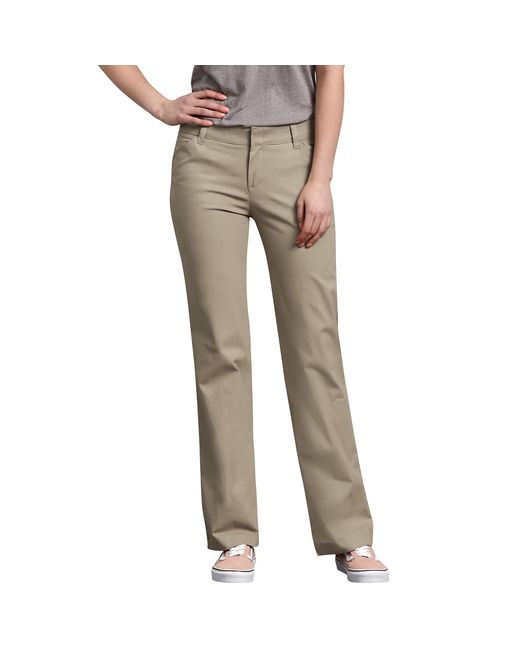 Dickies Gray Relaxed Fit Straight Leg Twill Pant