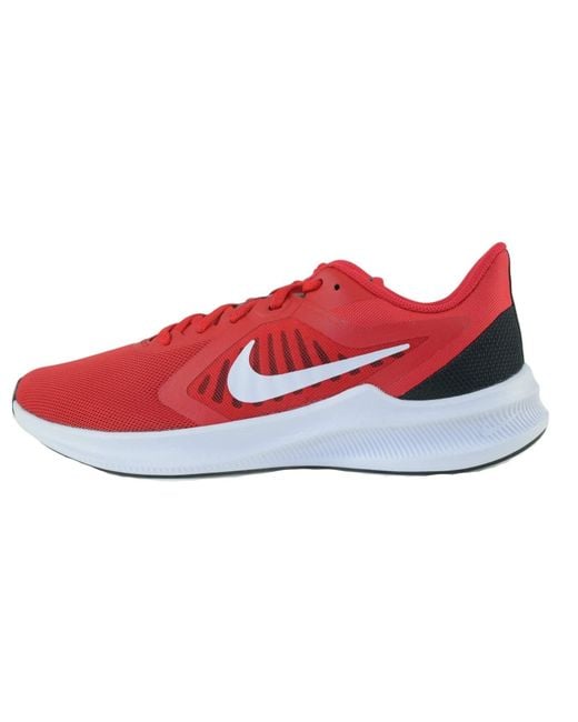Nike Red Downshifter 10 S Running Trainers Ci9981 Sneakers Shoes for men