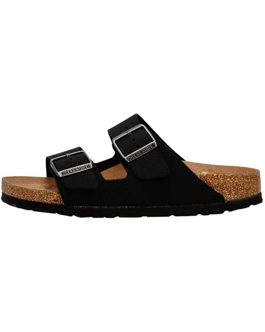 Birkenstock Arizona Vegan Sandal Black Birkibuc 43 R EU 12-12.5 US/ 10-10.5 US