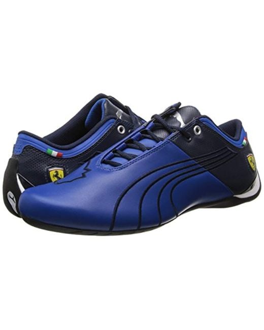 puma ferrari shoes blue men