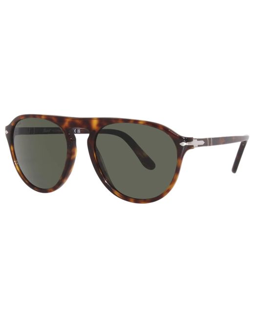 Persol Po3302s Polarized Pilot Sunglasses in Black Save 44 Lyst