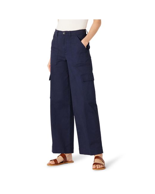 Amazon Essentials Blue Hochgeschnittene Cargo-Hose in Khaki mit Normaler Passform und Voller Länge