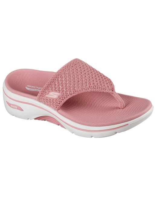 Skechers Pink Go Walk Arch Fit 2.0 140861 Sandals