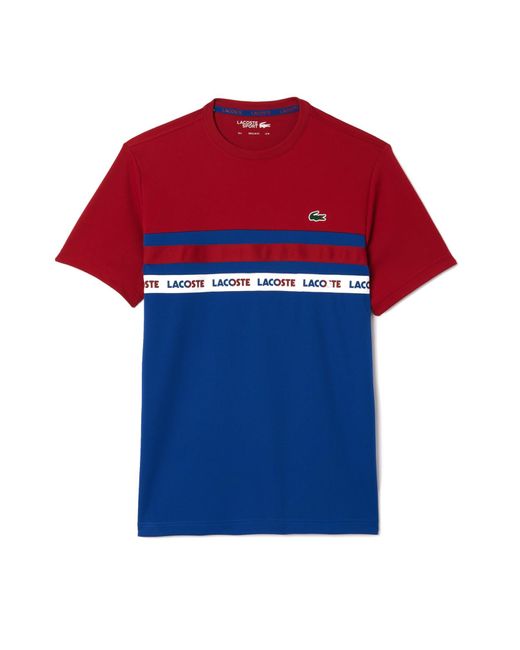 Tee-Shirt homme-TH7515-00 Lacoste pour homme en coloris Red