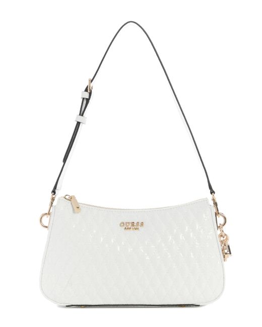 Guess White Betula Top Zip Shoulder