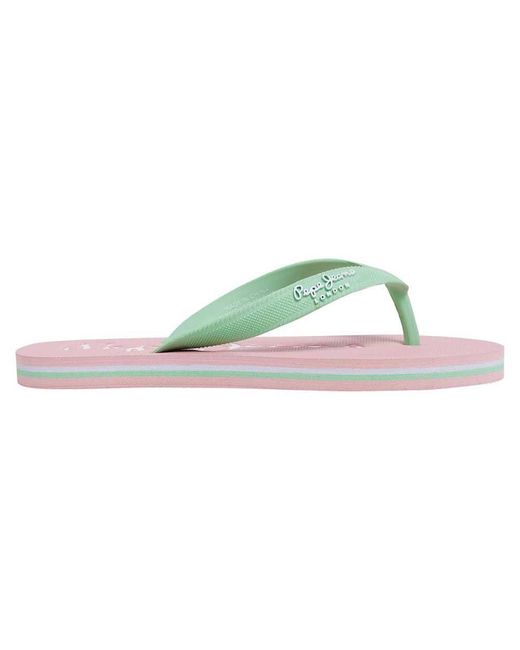 Pepe Jeans Bay Beach Merk G Flip-flop in het Green