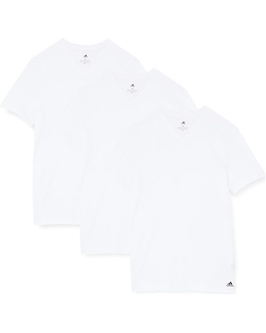 Adidas Sports Underwea Multipack V-hals T in het White voor heren