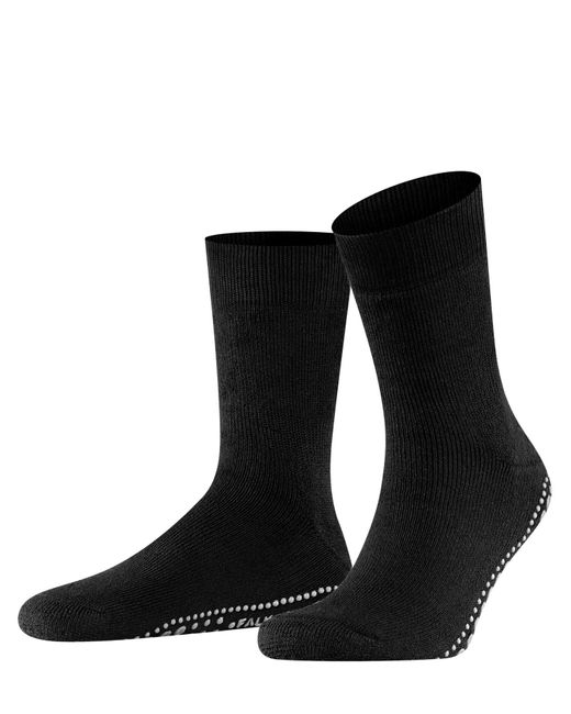Falke Black Homepads M Hp Wool Cotton Grips On Sole 1 Pair Grip Socks for men