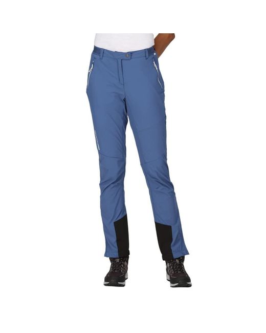 Regatta Blue S Mountain Iii Isoflex Durable Walking Trousers