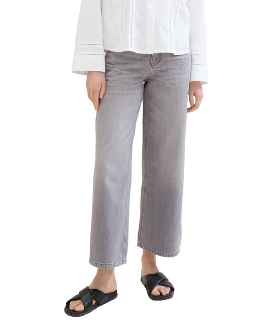 Tom Tailor Gray Culotte Jeans