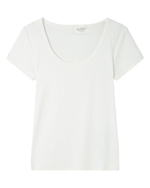 Camiseta Multicolor XS Springfield de color White