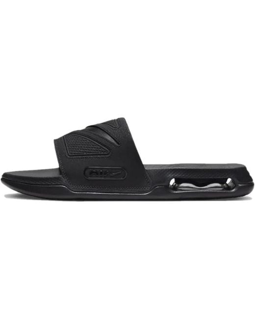 Nike Black Air Max Cirro Just Do It Solarsoft Slide Athletic Sandals for men