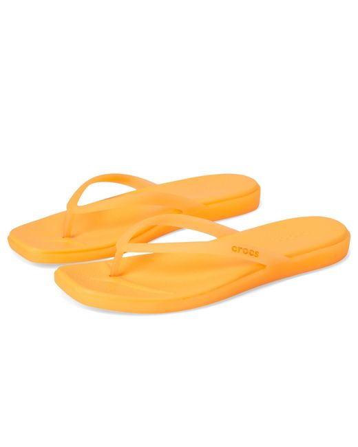 CROCSTM Miami Frosted Flip Flop in het Yellow