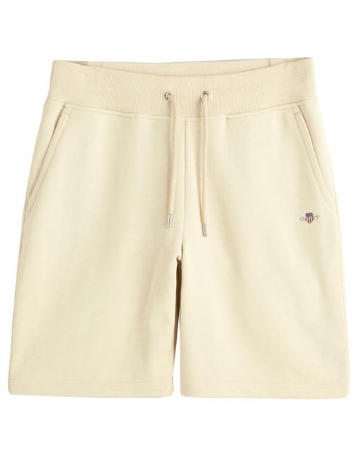 Gant Natural Reg Shield Sweat Shorts Casual for men
