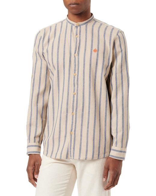 Camisa Lino Mao Springfield de hombre de color Blanco Lyst