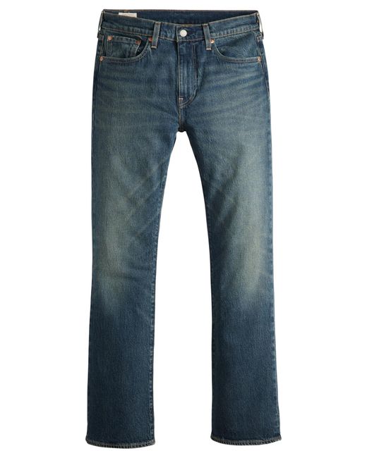 Levi's Blue 527 Slim Boot Cut Jeans for men