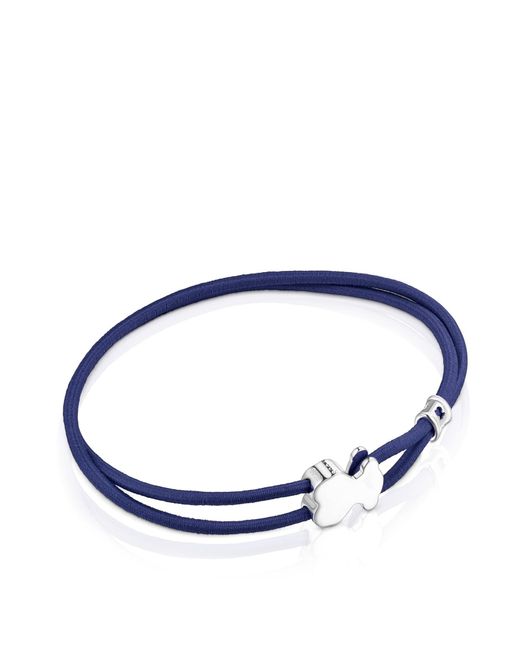 Bracciale elastico Sweet Dolls blu di Tous in Blue