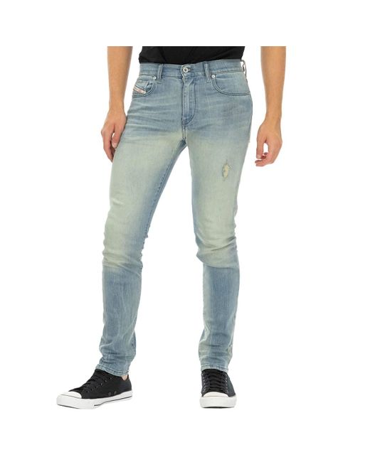 DIESEL D-Strukt 081AP Jeans Hose Slim Tapered in Blue für Herren