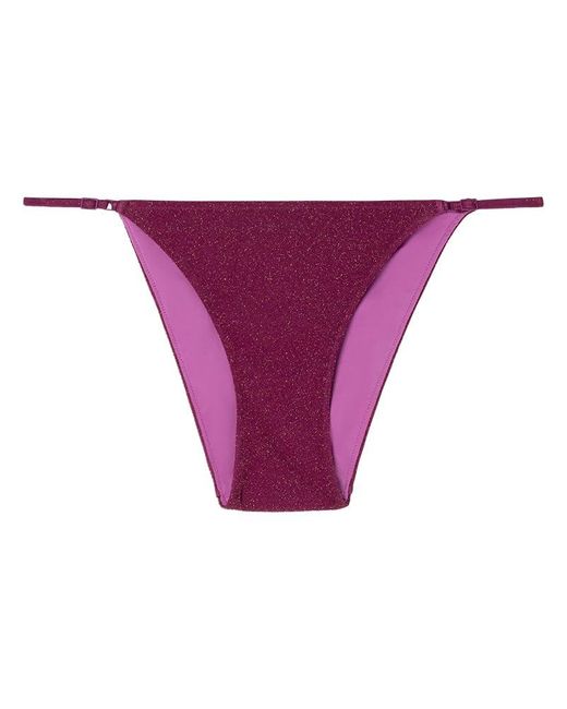 Side String Bikini Brief Sun Tropical Braga Women'secret de color Purple