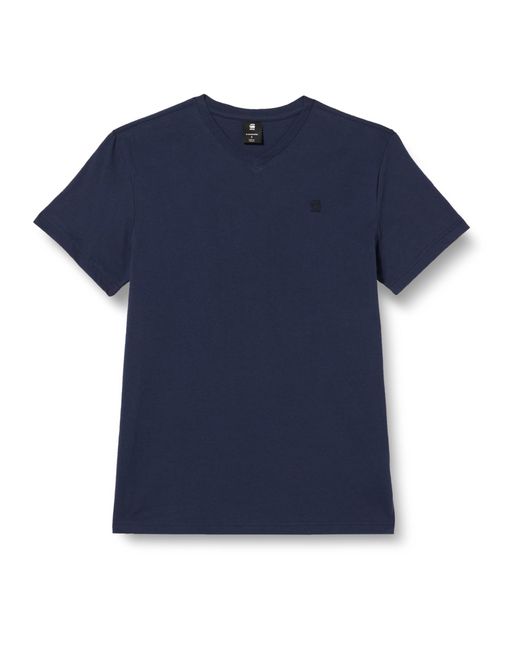 G-Star RAW Base-s T-shirt Met V-hals in het Blue voor heren