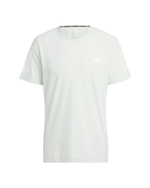 Own The Run Tee T-Shirt Adidas pour homme en coloris White