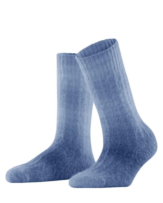 Esprit Shaded Boot Sokken Wol Dun Patroon 1 Paar in het Blue