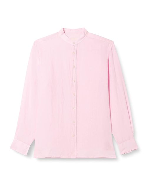 Hackett Garment Dyed Linen P Hemd in Pink für Herren