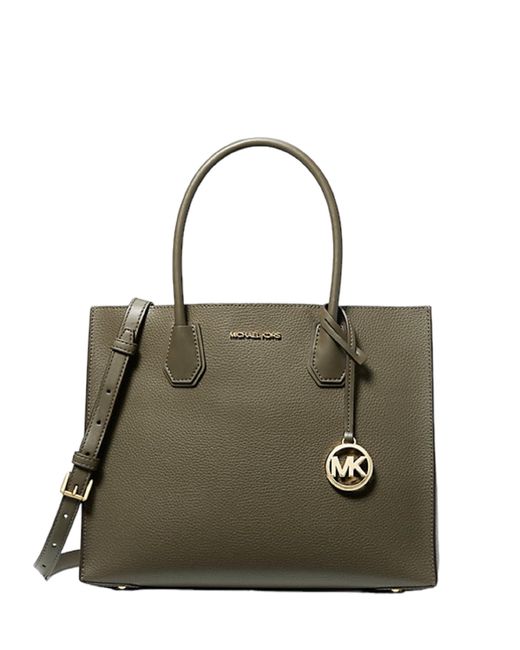 Michael kors mercer hot sale large leather satchel