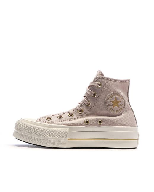 Converse Brown Chuck Taylor All Star Lift Lace Up Canvas Sneaker
