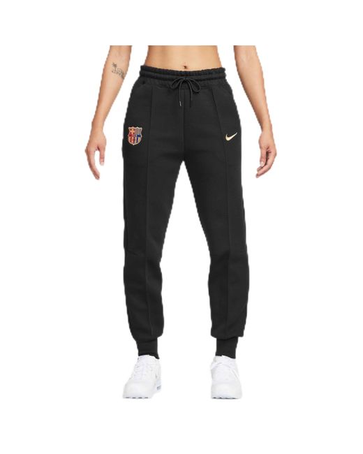 Nike Broek Fc Barcelona Sportswear Tch Flc Mr Jggr in het Black