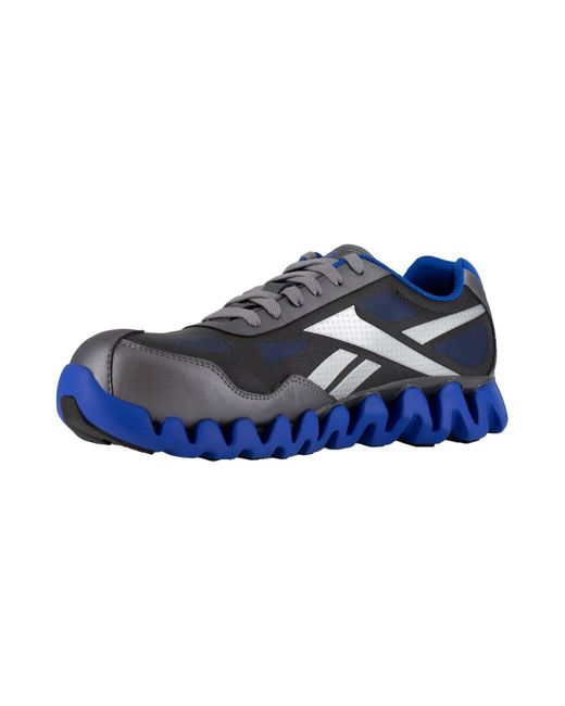 Reebok Work Mens Zip Pulse Composite Toe Athletic Work Safety Shoes Casual  - Blue,grey, Grey Blue, 12 E for Men | Lyst UK