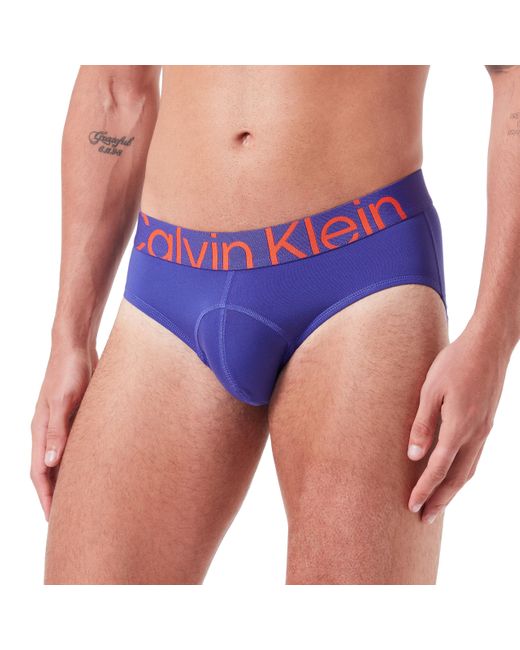 Hip Brief Sous-Vêtement Stretch Calvin Klein pour homme en coloris Blue