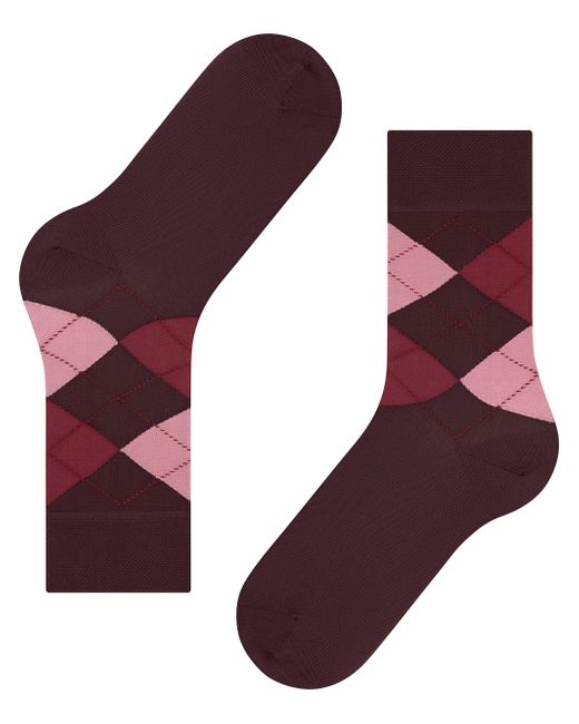 Falke Multicolor Sensitive Argyle W SO Baumwolle mit Komfortbund 1 Paar Socken