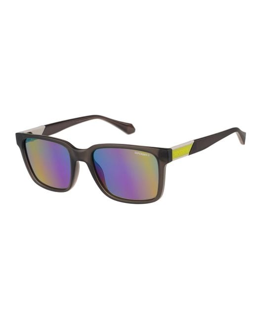 Superdry Black Sds-5039 Sunglasses 165 Matte Crystal Dark Grey for men