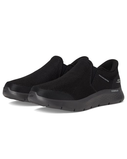 Skechers Black Hands Free Slip-Ins Go Walk Flex for men