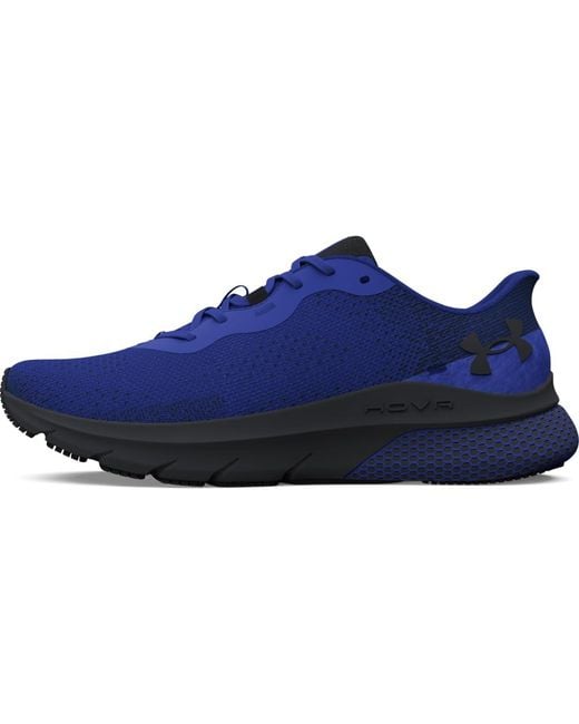 Under armour shoes black and shop blue