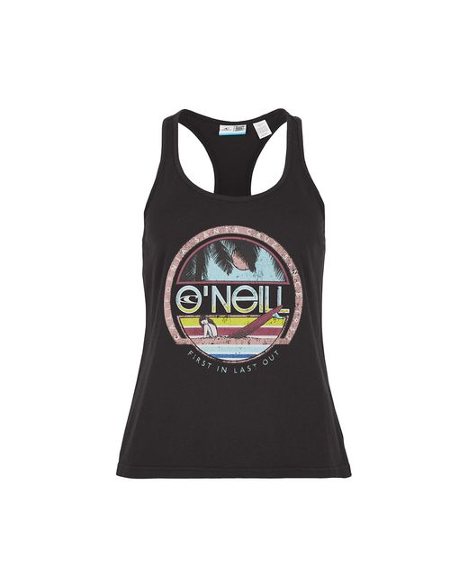 O'neill Sportswear Black Connective Graphic Tank Top T-shirt