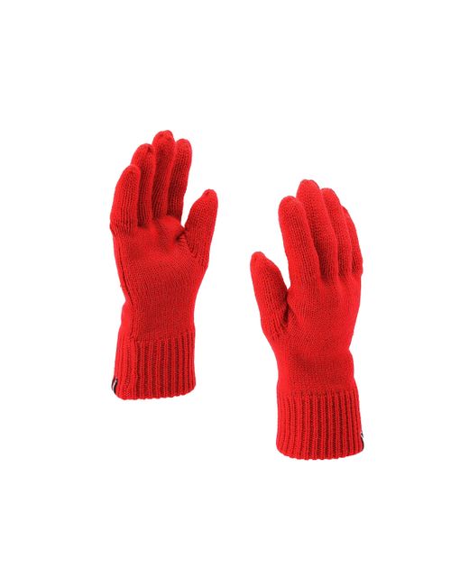 Tommy Hilfiger Red Split Stitch Flag Gloves for men