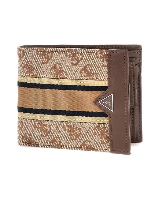 MADRID BILLFOLD W COIN POCKET di Guess in Natural da Uomo
