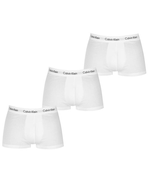 Hombre Bóxer Calvin Klein de hombre de color White