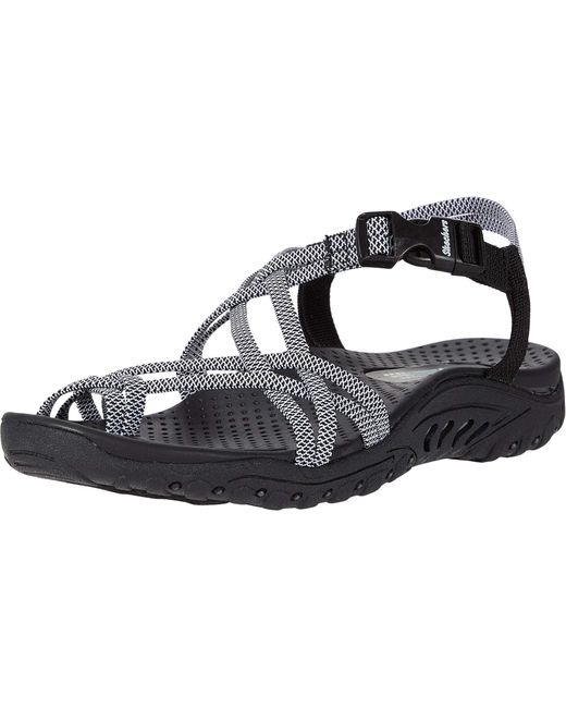 skechers multi strap sandals