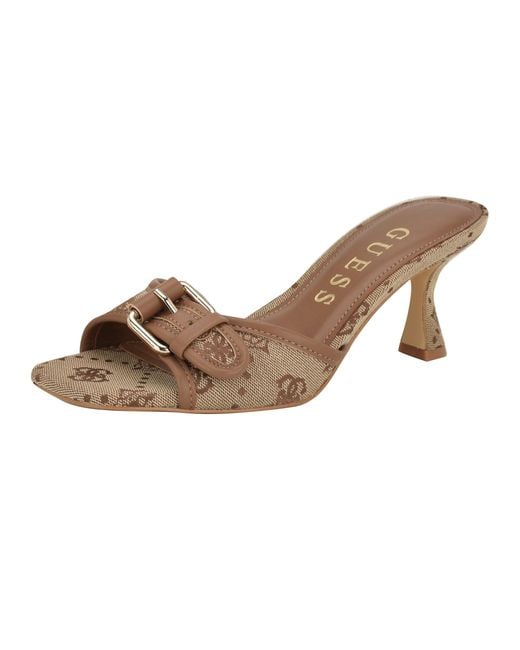 Sandales à talons Dista pour femme Guess en coloris Brown