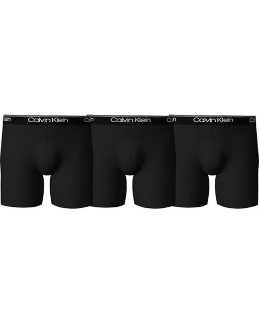 Calvin Klein 3er Pack Boxer Briefs Stretch in Black für Herren