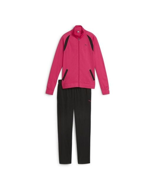 PUMA 675234 48 Trainingspak Classic Tricot Suit in het Roze Lyst NL