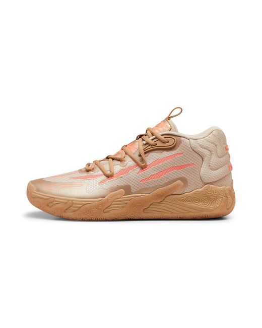 PUMA Mb.03 Cny Basketbalschoenen Voor in het Natural