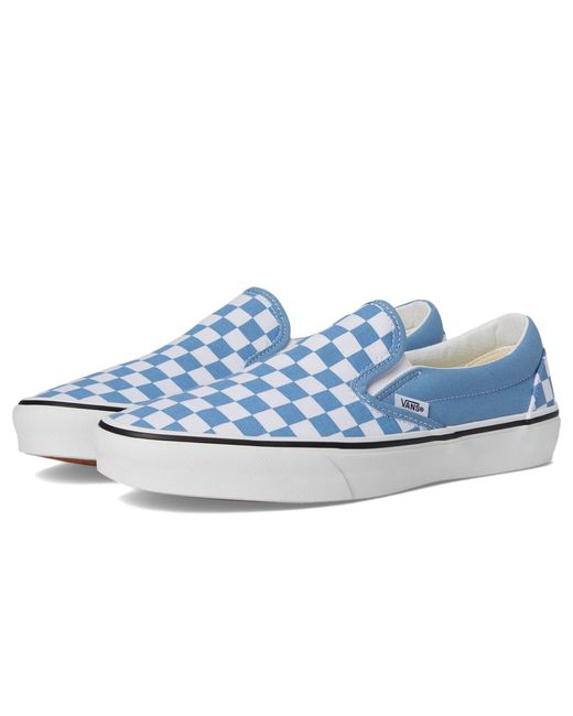 On Checkerboard - Heritage di Vans in Blue