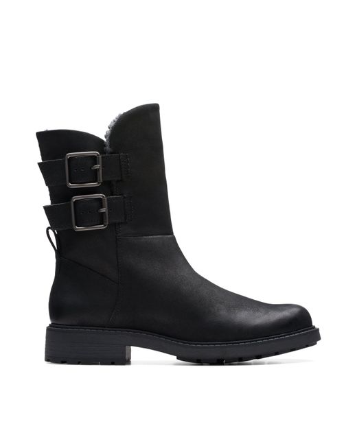 Stivali in vernice con 2 di Clarks in Black