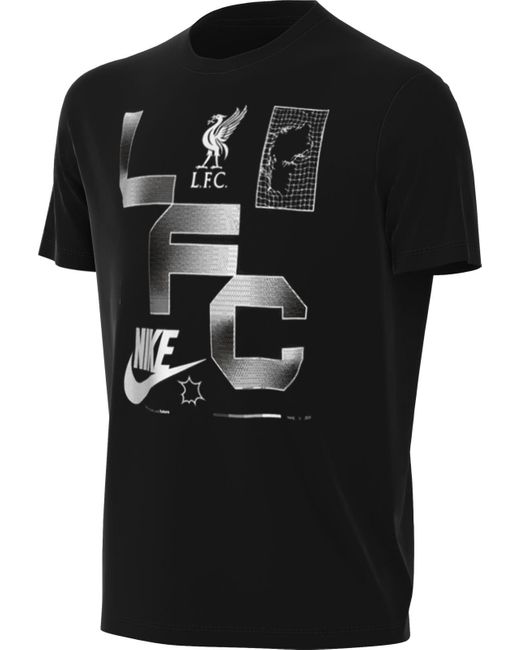 Liverpool FC Futura tee Top Nike de color Black