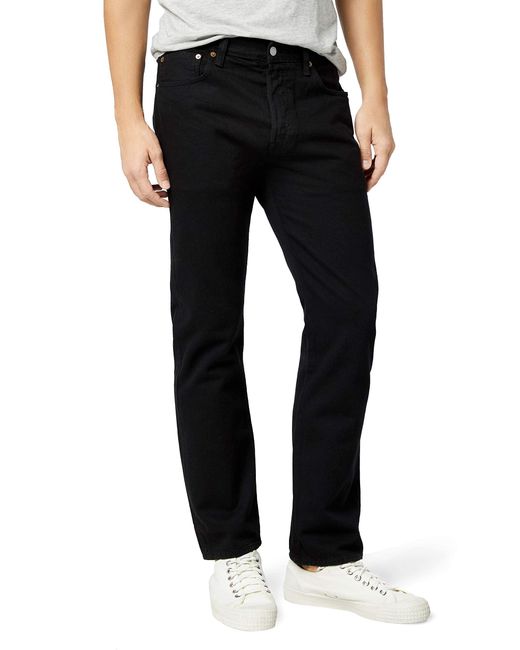 Levi's Black Big & Tall 501 Original Fit Jeans for men